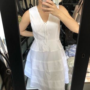 Proenza Schouler Ruffle White Dress 8